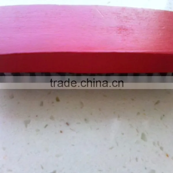 Red Color Maple Wood Made Shoe Brushes Hot Sell in Korea photo-3