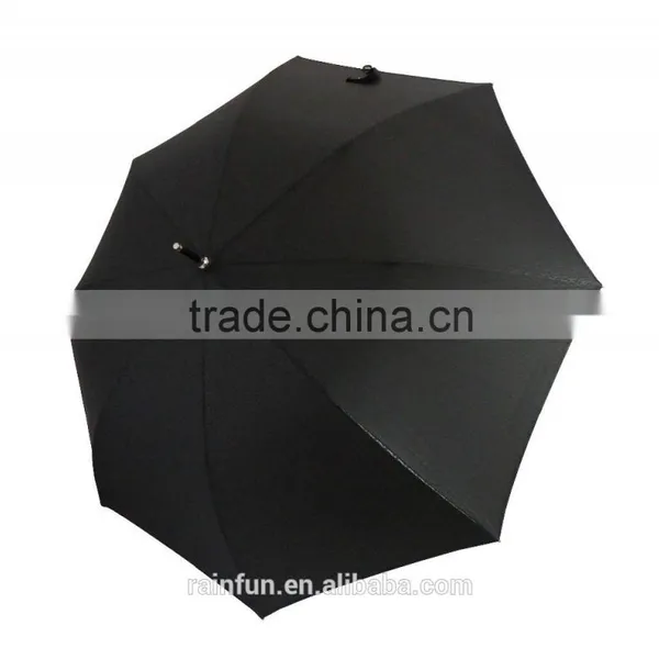 Automatic Open Long Umbrella With Black Fiberglass Frame photo-2