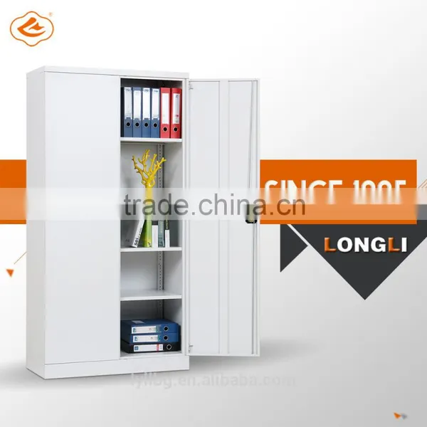 Knock Down Structure Double Door Steel Lockable Storage Cupboard photo-3