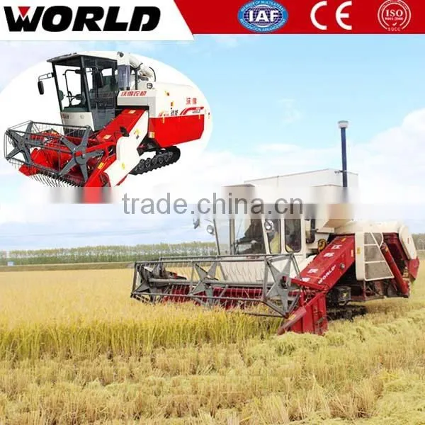 4LZ-5.0E World Brand Mini Rice Wheat Combine Harvester Price photo-2