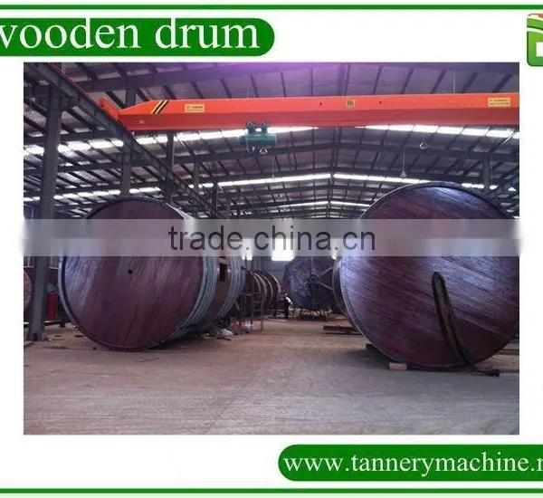 Supply Leather Tannery Overloading Wooden Drum for Soaking/Liming/Tanning photo-6