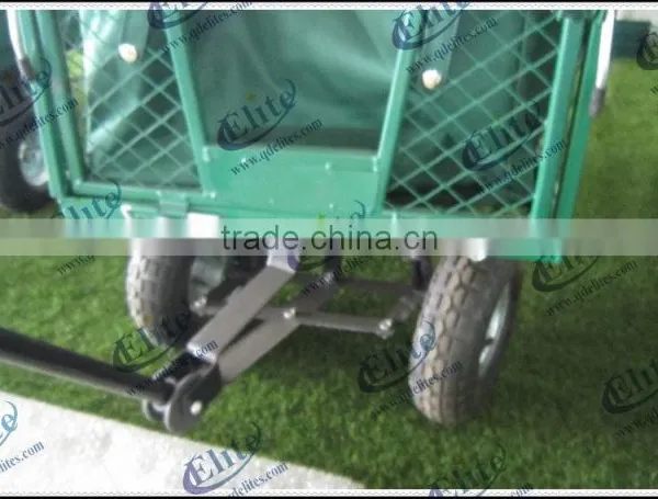 Nylon Liner Steel Wire Garden Mesh Cart, Big Foot Cart photo-2