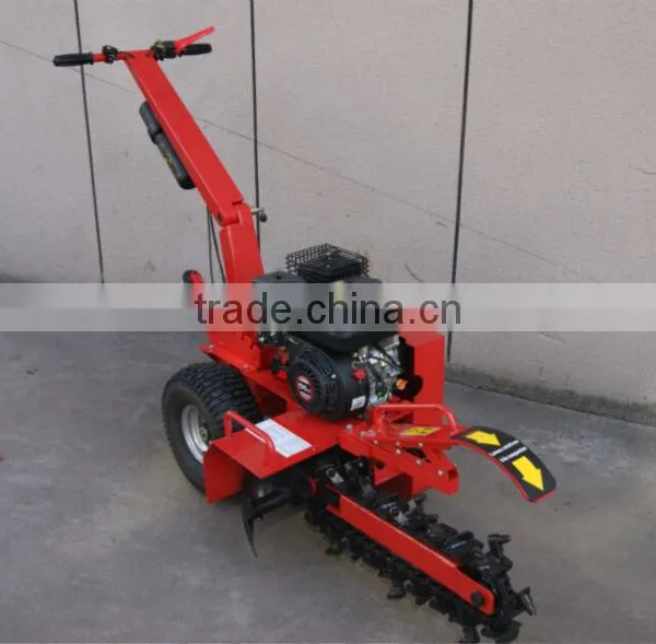 7HP Gasoline Power 10mm Width and 450mm Depth Trenching Machine, Mini Trencher photo-2