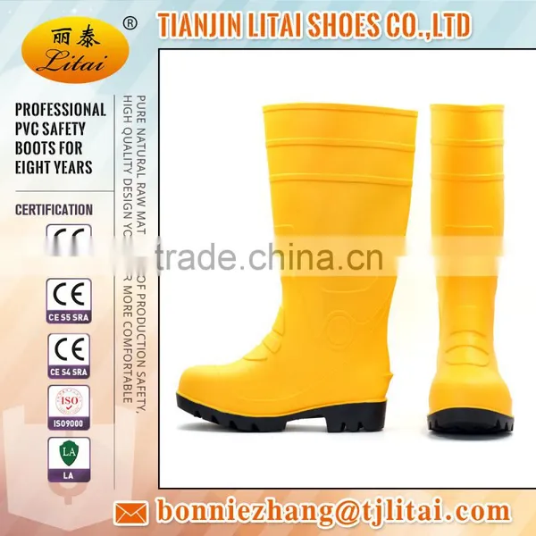 CE S5 S4 04 Mining Safety Boots Pvc Safety Boots S5 Plastic Safety Boots photo-2