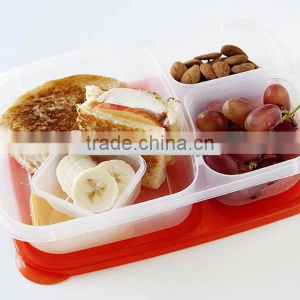 3-compartment Bento Lunch Box BPA Free Kids Lunch Box photo-3