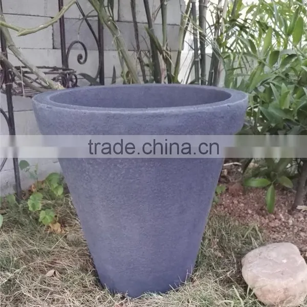 Light Foam Cement Urn Flower Planter Container photo-4