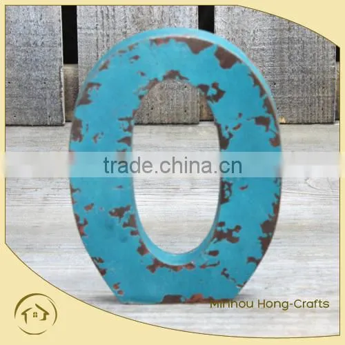Small Rustic Metal Wall Letters for Crafts photo-2
