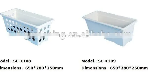 Good Design Garden Pots and Planter Rectangular Box Planter Plastic Box Planter photo-3