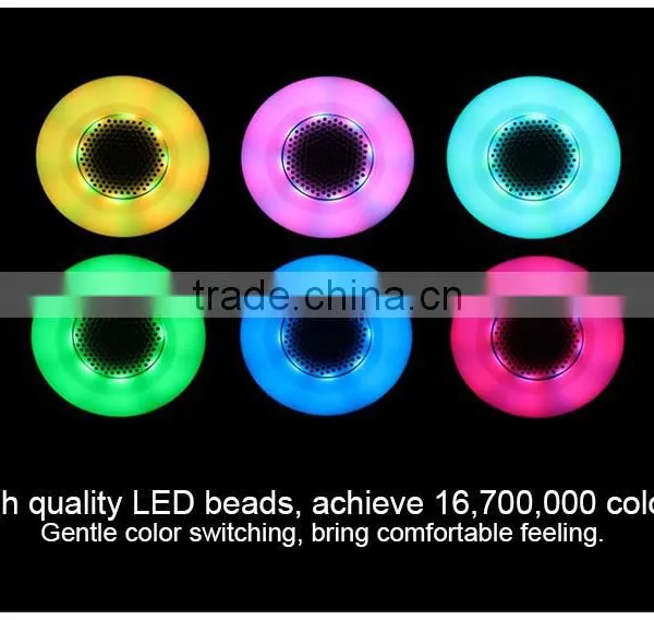 2017 NEW Jhw-v169 E27 Bulb Bluetooth Speaker With Led Light photo-2