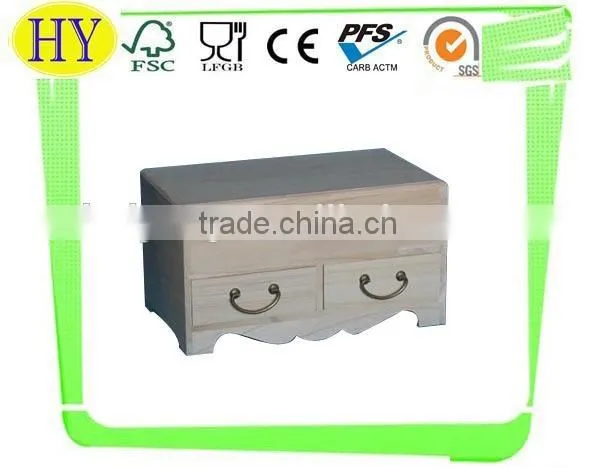 Decorative Small Wood Cabinet With Drawers photo-2
