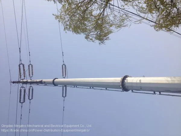 Megatro Tubular Lattice Steel Tower for Power Transmission Line Project photo-2