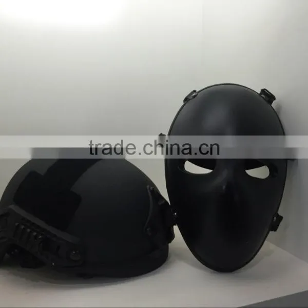 Speical Police Swat Sniper Tactical Military Full Face Bulletproof Mask Nij Iiia .44 photo-2