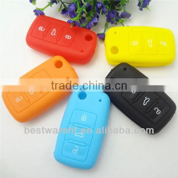 Top!!!For Volkswagen 3 Buttons Smart Remote Key,car Key Key Case