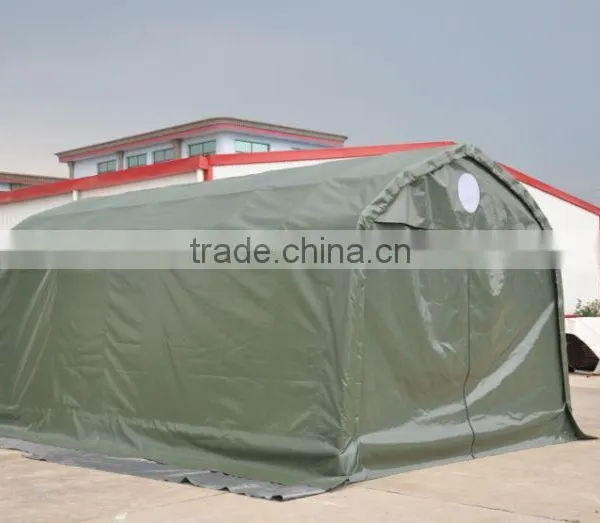 Fabric Barn Style Car Shelter , Car Parking Tent , Portabel Fabricated Car Garage photo-4