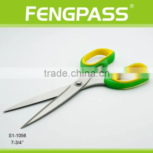 S1-1056 7.75" 2Cr13 Stainless Steel Blade With PP+TPR Plastic Handle Stainless Steel Scissors photo-4