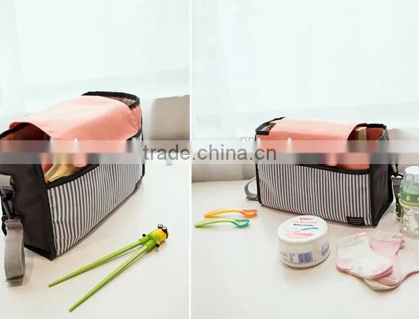Hanging Baby Diaper Organizer Bag for Stroller photo-2
