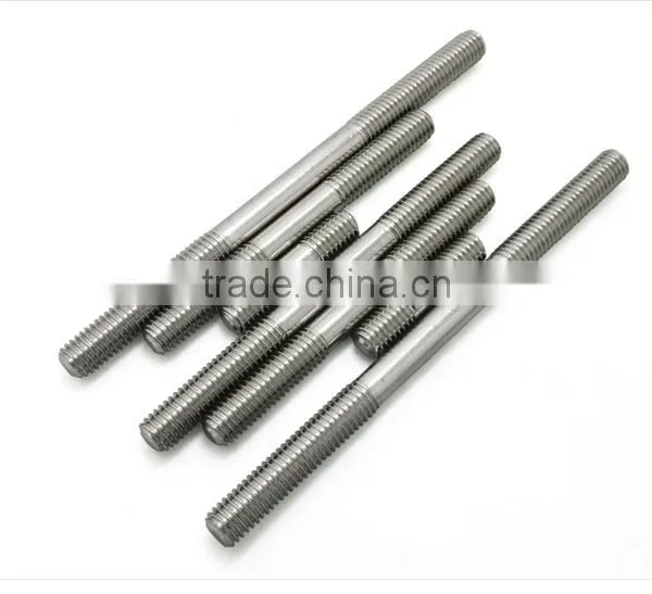 High Quality Metric Double End Thread M5 304 Stainless Steel Studs Threaded Screw photo-3