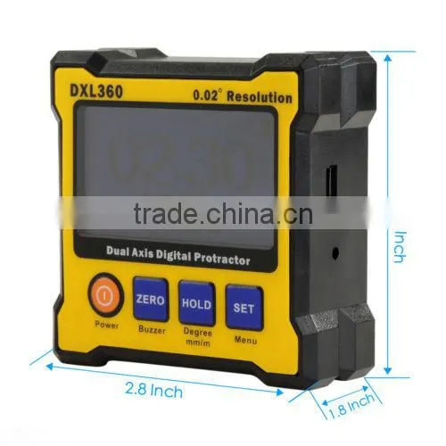 Angle Finder Cube Digital Magnetic Protractor Gauge Inclinometer Level Box photo-5
