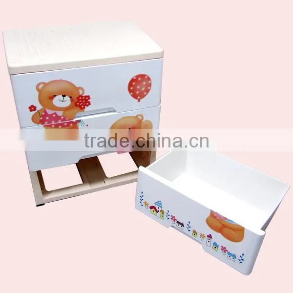 2016 Lovely and Safe 3 Layers Baby Plastic Clothing Drawer photo-4