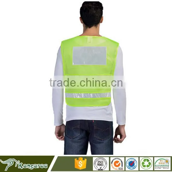 Yellow Pink Hi Vis Safety Workwear Vest photo-5
