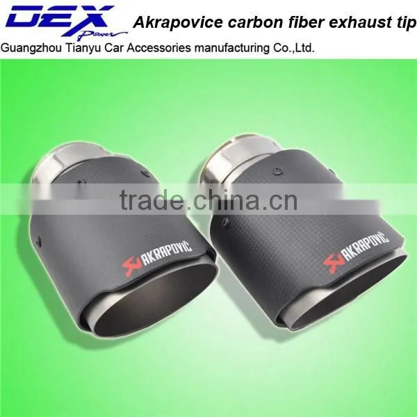 New Style Auto Accessories Universal Carbon Fiber Universal Exhaust Tips Akrapovic Tip M Tip photo-3