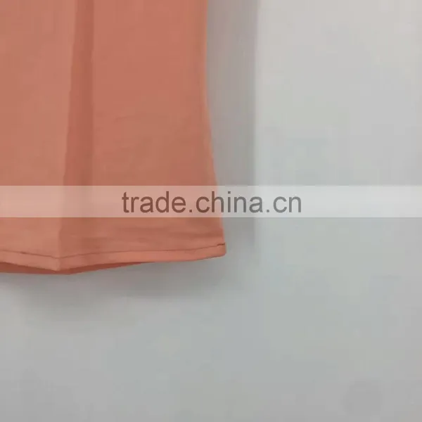 Women Leftover Stock Factory Drectly Sell Orange Print Chiffon T-shirt photo-4