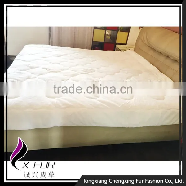 CX-Q-01 In-stock Items High Quality Coral Velvet Side Cheap Polyester Filling Quilt photo-4