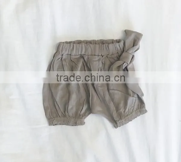 Baby Clothes OEM ODM Service Linen Fabric Garments Harem Pants Shorts photo-5
