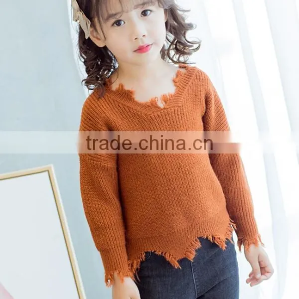 Zm35790a New Fashion Girls Tops Wholesale Beautiful Model Long Sleeve Shirts photo-4