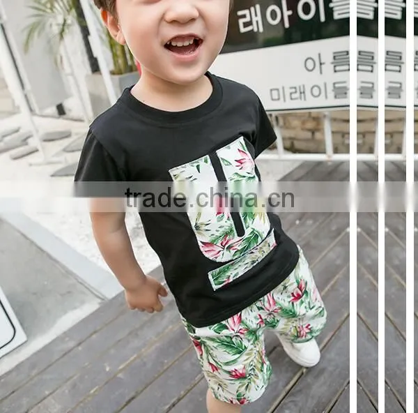 Zm35671a 2017 New Pattern Boys Boutique Clothing Set Wholesale photo-3