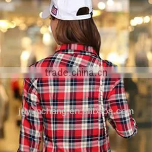 100% Cotton Waterproof Plaid Flannel Fabric Shirt Cheap Flannel Shirt Wholesale photo-3