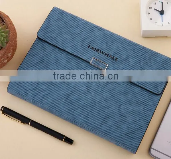 25K Faux Leather Cover Planner Custom Loose Leaf Binding Organizer Agenda PU Leather Notebook photo-2