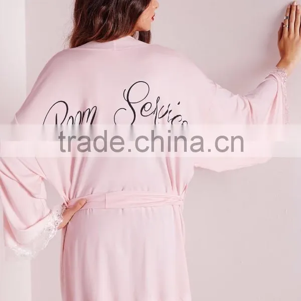 Hot Selling Stylish Slogan Back Nightgown Women Sexy Gown Dresses 2016 photo-4