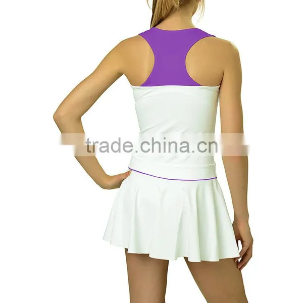 Custom Woman Dress Hot Sale Women Fashion Plain Sexy Tennis Dresses photo-4