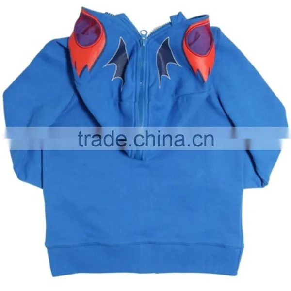 2017 Fancy Wholesale Plain Zip Hoodies Cotton With Hood for Boys photo-2