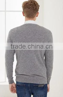 Hot Sale Lowest China Price Fashion Men Thick Cashmere Wool Pullover Sweater photo-3