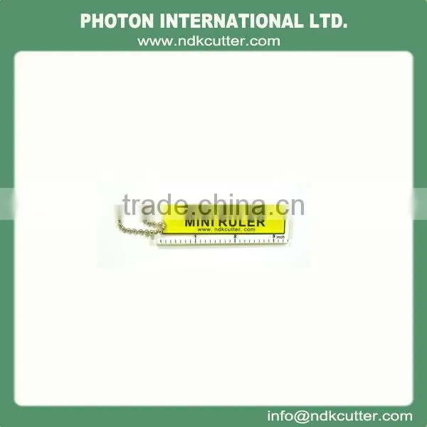 Mini Acryl Ruler with key chain