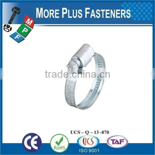 Made in Taiwan Stainless Steel Thin Hose Clamp Flexible Hose Clamp German Type photo-3