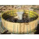 Assemble Adjustable Semi-diameter Curved Formwork , Abnormal Wood Formwork