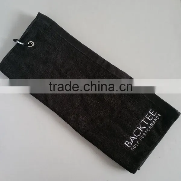 100% Cotton Terry Velour Golf Towels photo-2