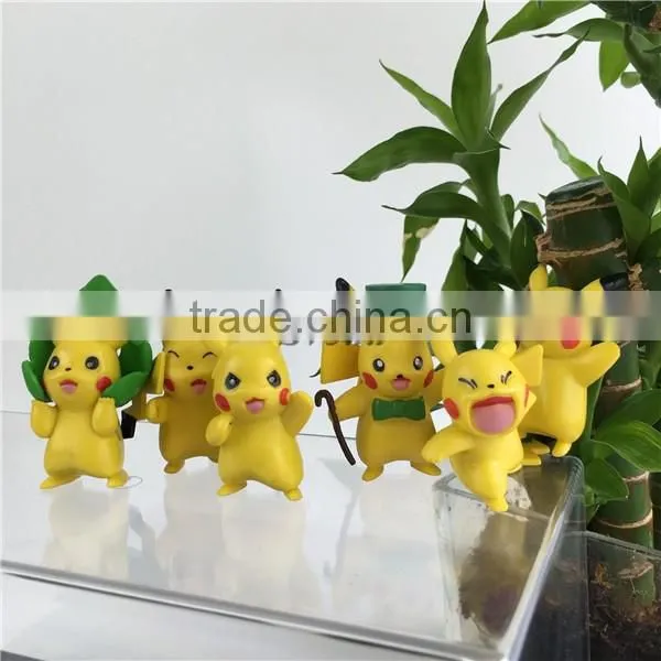 2016 Top Selling Pokemon go Action Figure Toy 6pcs Pokemon Pikachu Figure Toy Pokemon Figure Toy photo-4