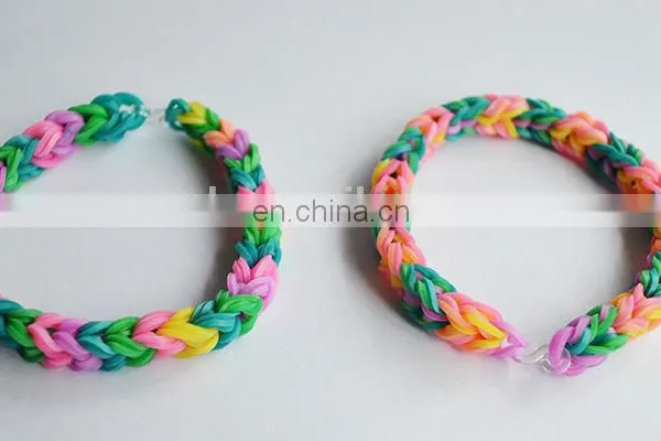 Rainbow Elastic Rubber Band Bracelet RL-0101
