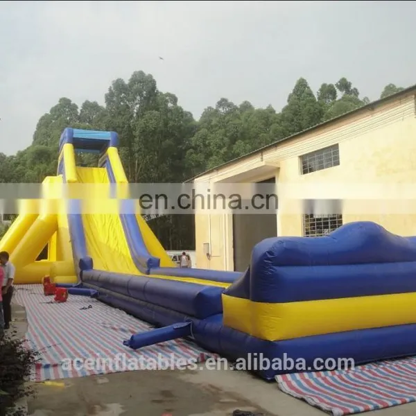 2017 Popular Design Professional Supplier High Quality Giant Inflatable Jumping Water Slide photo-3