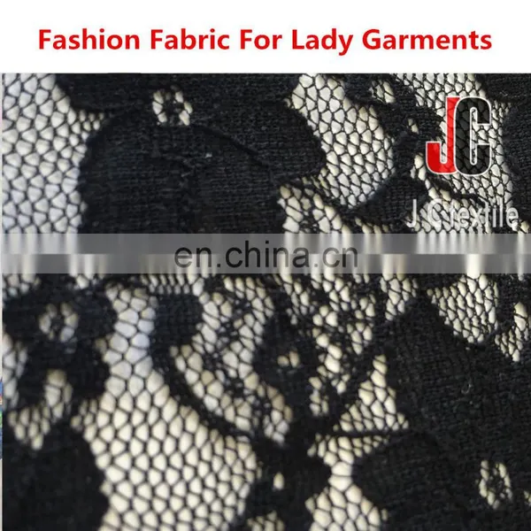 Thin Silk Slip Lace Trim Dentelle Lace Fabric Elastic Dyeing Fashion Lace Fabric photo-5