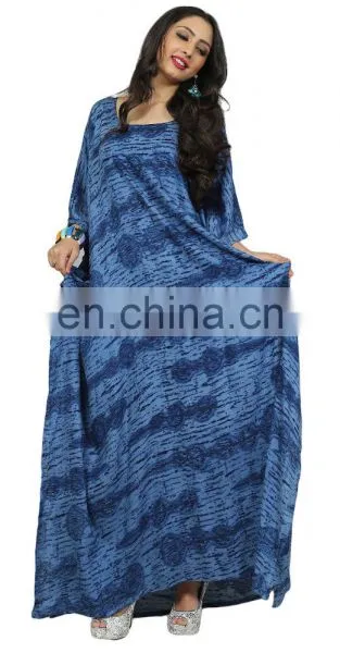 Printed Kaftans Collection 2017 / Women Decent Daily Casual Wear Ankle Length Kaftans (kaftan Dress) photo-6