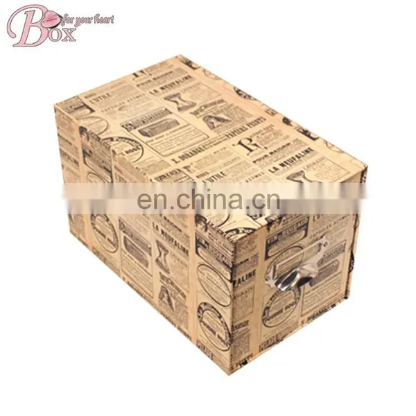 Hot Sale Shicheng Newspaper Printing Vintage Drawer Box photo-2