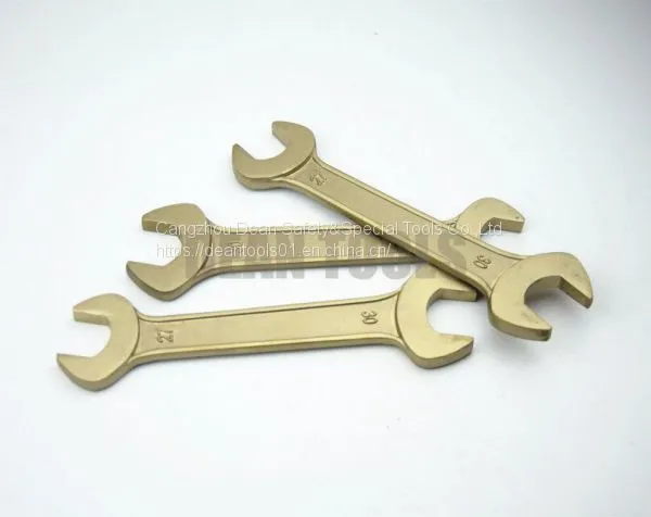 Aluminum Bronze Double Open End Wrench Sparkless Copper Alloy Forged Type High Quality photo-2