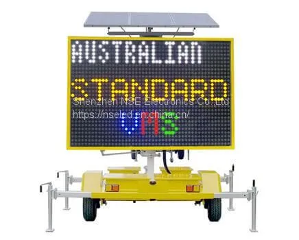 VMS Trailer Display Hot Sale, Australian Trailr Mounted Variable Message Sign photo-3