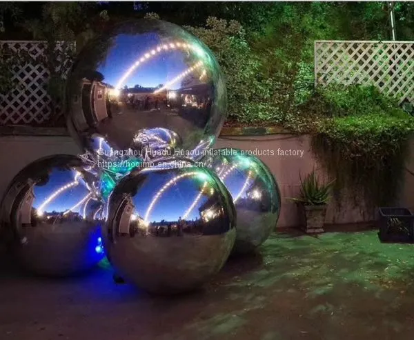 Large Mirror Balls Floating Mirror Ball Inflatable Silver Reflective Balloon For Advertising photo-4