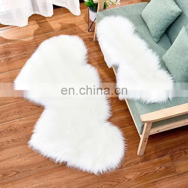 Wholesale Different Shapes Colors Fur Rugs Faux Carpet photo-2